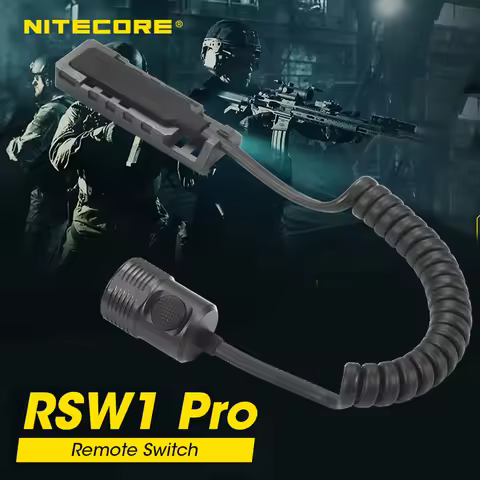 Original NITECORE RSW1Pro Remote Switch Portable Lighting Accessories for MH12 / MH25 LED Flashlight