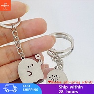 ✅[Free Shipping]2Pieces/Set of Cute Ghost Couple Keychain Pendants for Students and Friends Backpack
