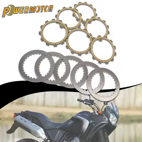 For Yamaha XG250 Tricker XT250 Serow XT250X Motorcycle Clutch Disc Friction Plates Paper Base / Cork