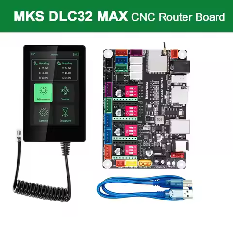 GRBL 32 bit ESP32 Controller MKS DLC32 MAX Expansion Card 4 axis CNC Shield Breakout Board Engraving