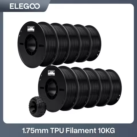 ELEGOO 10KG RAPID TPU ASA PLA Filaments 10 Rolls 3D Filament 1KG/roll 1.75mm For 3D Printing From EU