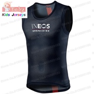 Limited Sale Kids' INEOS Grenadier Cycling Base Layer Pro Mesh Cycling Underwear Vest for Chrildren