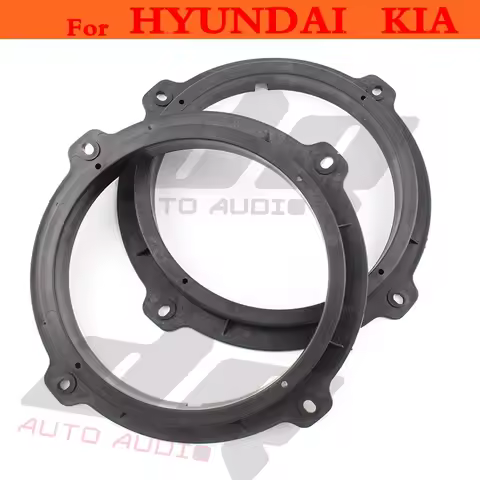 2pcs Car Audio Speaker Mat Special Adapter Plates Bracket Ring 6.5" Sub Woofer Speaker Mat For Hyund