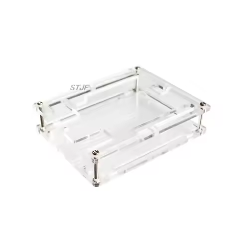 Uno R3 Case Enclosure Transparent Acrylic Box Clear Cover Compatible for Arduino UNO R3 Case