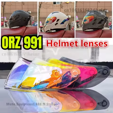 Original ORZ 991 Helmet Lens Transparent Lenses Color Visors Motorcycle Helmet Accessories