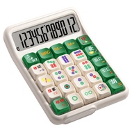 Calculator Office School Multifunctional 12 Digit Electronic Mechanical Buttons Financial Accounting