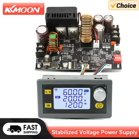 KKMOON XY6020L CNC Adjustable DC Stabilized Voltage Power Supply Constant Voltage Constant Current 2