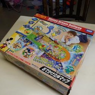 中古良品 Takara Tomy鐵道立體地圖提盒Disney Dream Railway PLARAIL鐵路王國