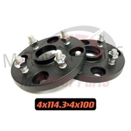 2Biji 4x114.3 Convert 4x100 Wheel Spacer 15mm (67IDx54OD) Waja Persona Perdana Saga Old Persona VVT