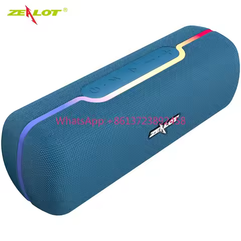 2023 New Arrivals Wireless Mini Bluetooth Speaker With LED Light ZEALOT S55