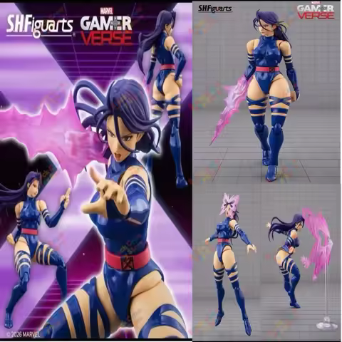[In stock] Bandai original S.H.Figuarts game version Psylocke X-Men gift collection model ornaments