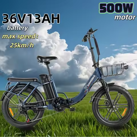 Folding Samebike CY20Pro Electric Bicycle 500W Motor 36V 13AH lithium Battery E Bicycle 25km/h 20 In