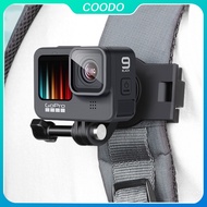 Backpack with Mount Quick Clip Mount Compatible with Gopro Fixed Phone Shoulder Belt
