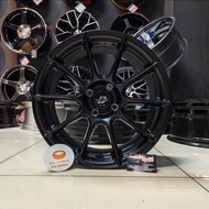 [4PCS] New Sport Rim 16inch Lenso Project D-Climax 90C 16X7JJ ET35 4H100 Matt Black