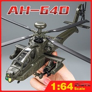 KLT 1:64 Apache gunship AH-64D / Black Hawks UH-60 Helicopter Gunships  Alloy Diecast Model ToyMilit