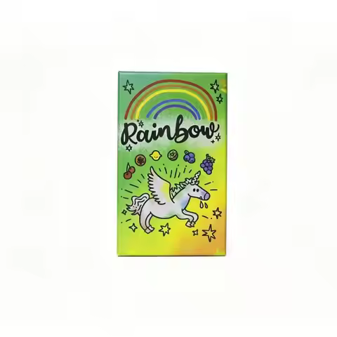 Rainbow Card Game Family Board Small Pocket 2-6 Players Strategic Game, A delicious card game where 