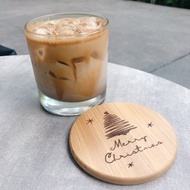 Custom Made Bamboo Coaster Personalized Coaster Gift Engraved Bamboo Coaster