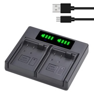 DMW-BLK22Dual Charger Compatible with Panasonic DMW-BLK22LUMIX DC-S5Camera
