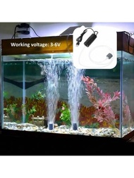 魚缸氧氣泵 Usb 便攜式靜音家用魚缸氧氣泵釣魚小氧氣機