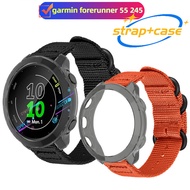 garmin forerunner 55 245 case Screen protector garmin forerunner 55 strap Nylon strap for garmin for