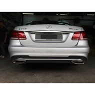 Mercedes benz W212 Facelift E63 Diffuser and AMG Tail Pipe
