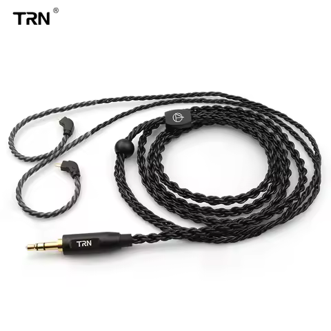 TRN A3 6 Core High Purity Copper Earphone Upgrade Cable 3.5mm MMCX/2Pin Connector For TFZ TRN V30 V8