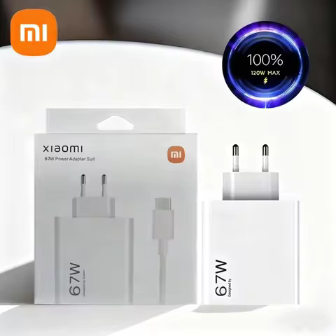 Xiaomi Original 67W USB Super Fast Charger Power Adapter For Mi 12 11 Poco X6 Redmi Note 13 12T Pro
