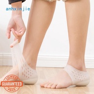LSJ Anhxinjie 2/2.5/3/3.5/4/4.5/5/5.5cm high New Invisible Height Lift Heel Pad Sock Liners Increase Insole Pain Relie