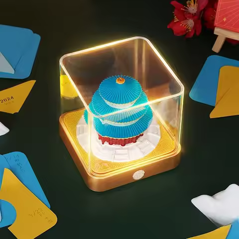 3D Memo Pad Paper Carving Art Calendar 2025 Fantasy Castle Notepad 3D Paper Card Gift Desktop Decora