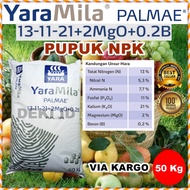 YaraMila Palmae 50 kg Via Kargo Pupuk Yara NPK 13 11 21 S Plus Magnesium Boron