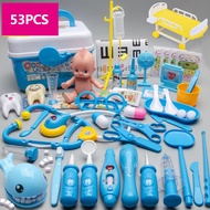 Doctor Toys for Kids 53/31PCS Doctor Pretend Play Set Children Medical Dentist Tools Stethoscope Edu