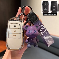 TOYOTA Camry Hilux Wish Harrier key case Fortuner bZ4X Yaris Cross bZ4X Rocoo Prado Crown car key co