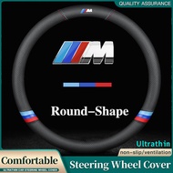 【New】BMW Leather Steering Wheel Cover For BMW E90 E60 F20 F21 F22 F23 F45 F46 F30 F31 F34 F32 F33 F3