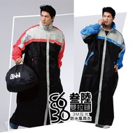 // JUMP Ginseng Lu 3M Reflective Waterproof One-Piece Windbreaker Raincoat