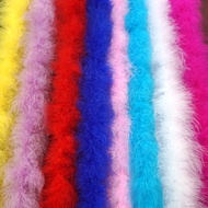 2M Marabou Colorful Feather /Bulu Bulu Boa for Wedding Party Decro Fluffy Craft Home Decor Long Plus