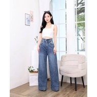 Elodie – Skena Jeans for Women, Baggy Pants Trendy LongWanita DJ Jeans 1282