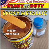 ME029 GOLDEN GOLD ( Metallic Epoxy Paint ) METALLIC EPOXY FLOOR PAINT [ HEAVY DUTY ] PROTECTIVE &amp; COATING Tiles &amp; Floor