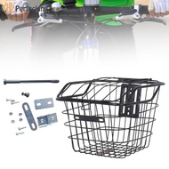 [Perfeclan] Bike Storage Basket with Cover Cargo Container Generic for Folding Bikes