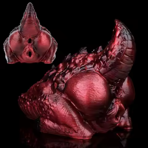 NNSX Fantasy Fire Dragon Butt Silicone Male Masturbator Food-Grade Silicone Pocket Pussy 18+ Men's S