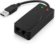 AGPtek® External USB 2.0 3 in 1 Data Fax Voice Dial Up USB Fax Modem 56K V.92 V.90 CX93010 WIN7 Rece