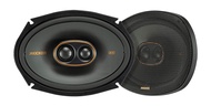 Kicker 47KSC69304 6x9 (160x230mm) 3-Way Speakers With1(25mm) and .75"(20mm) Tweeters, 4ohm Kicker 47