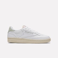 Reebok Club C 85 Vintage Women Casual Shoes Classic Retro Time Tennis Leather White Green [100074232]