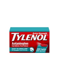 Tylenol Extra Strength Easy to Swallow Acetaminophen, Pain Reliever & Fever Reducer Coated Caplets f