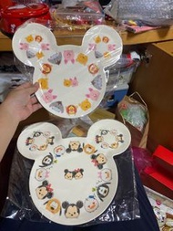 香港迪士尼米奇造型盤子，日本迪士尼維尼飯匙，三麗鷗一番賞美樂蒂庫洛米分隔盤