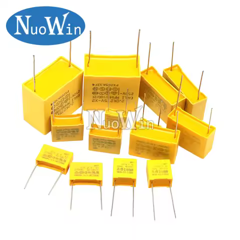 10pcs/Lot X2 Series 275VAC Polypropylene Film Capacitor 10MM/15MM/22.5MM/27.5MM 0.01UF 0.1UF 0.22UF