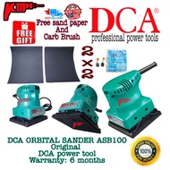 DCA (ASB100) Orbital Palm Sander (150W) Sanding Wood Finish Mesin Gosok Kayu Amplas Papan Plywood (A