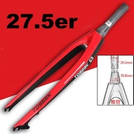 Meroca TOSEEK Carbon Fiber Rigid Fork Tapered Mountain Bicycle 26er/27.5er/29er MTB Road Bike