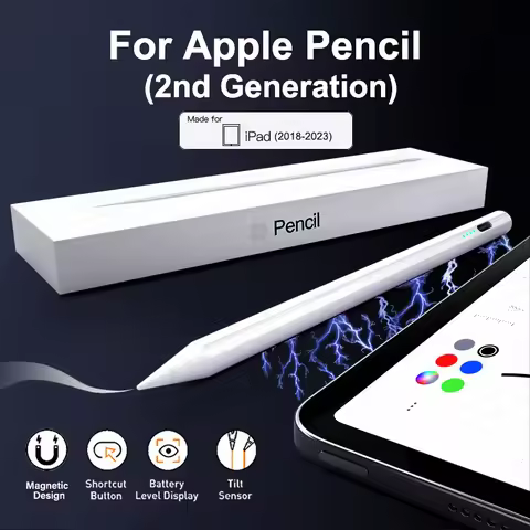 For Apple Pencil 2nd Generation Original iPad Pencil 2 Stylus Pen For iPad Pro 11 12.9 Air 8 9 10 th