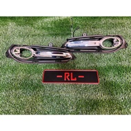 Honda Hrv 2014 2015 2016 Front bumper drl led foglamp cover foglight fog lamp light