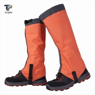 TYJPV 1 Pair Snow Boot Gaiters, 420D Nylon Fabric Lightweight Hiking Leg Gaiters, Durable Rip-Stop B
